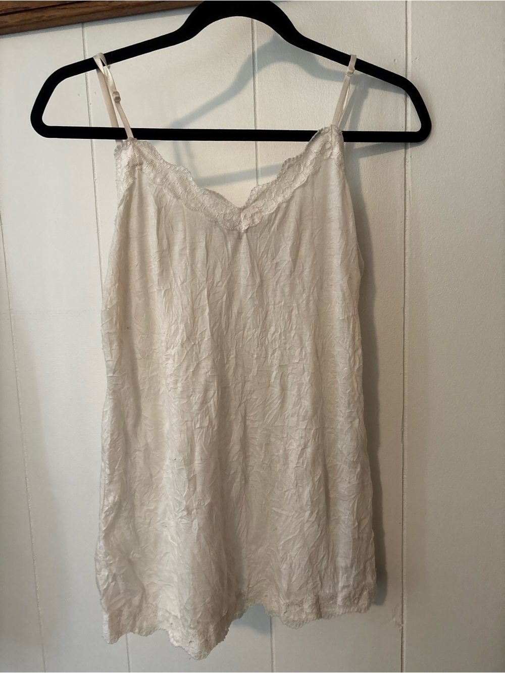 Women's Lace-Trim Camisole Slip - White